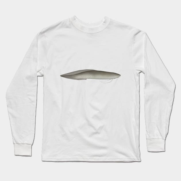 Marbled Lungfish Long Sleeve T-Shirt by FishFolkArt